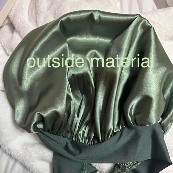 Yanibest Satin Bonnet Silk Bonnet For Sleeping Hair Bonnet With Tie Band Head - Picture 12 of 12